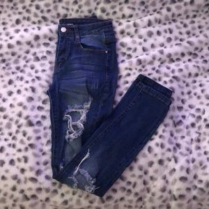 FashionNova ripped jeans